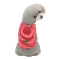 thumbnail image 2 of CICRKHB Small Dog Sweater Pet Spring and Summer Solid Color Dog Shirt Costumes Pet Dog Clothes Vest Pet Supplies Red, 2 of 2