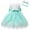 Green, variant on MEZZALL Baby Girls Lace Bowknot Princess Wedding Formal Tutu Dress+Headband Set Clothes Lovely Sundress, Purple, 12-18 Months