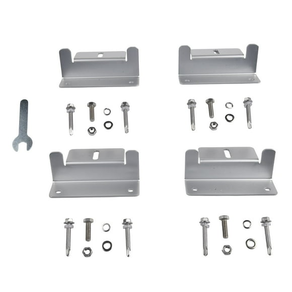 Kit de soporte Z de panel solar: ¡montaje de aluminio ligero para casas rodantes y barcos!