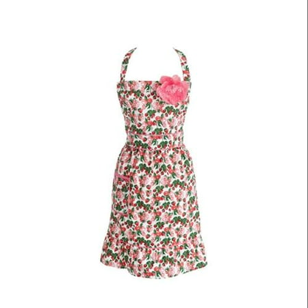 Jessie Steele Hostess Apron Bib - Berries Jubilee Bib Courtney Apron