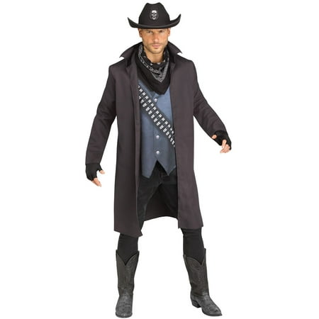 Evil Outlaw Men's Adult Halloween Costume, One Size,