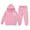 Pink, variant on WOYY Toddler Girls Bow Tracksuit Long Sleeve Hoodie Jogger Pants Outfits, Sizes 2-3T