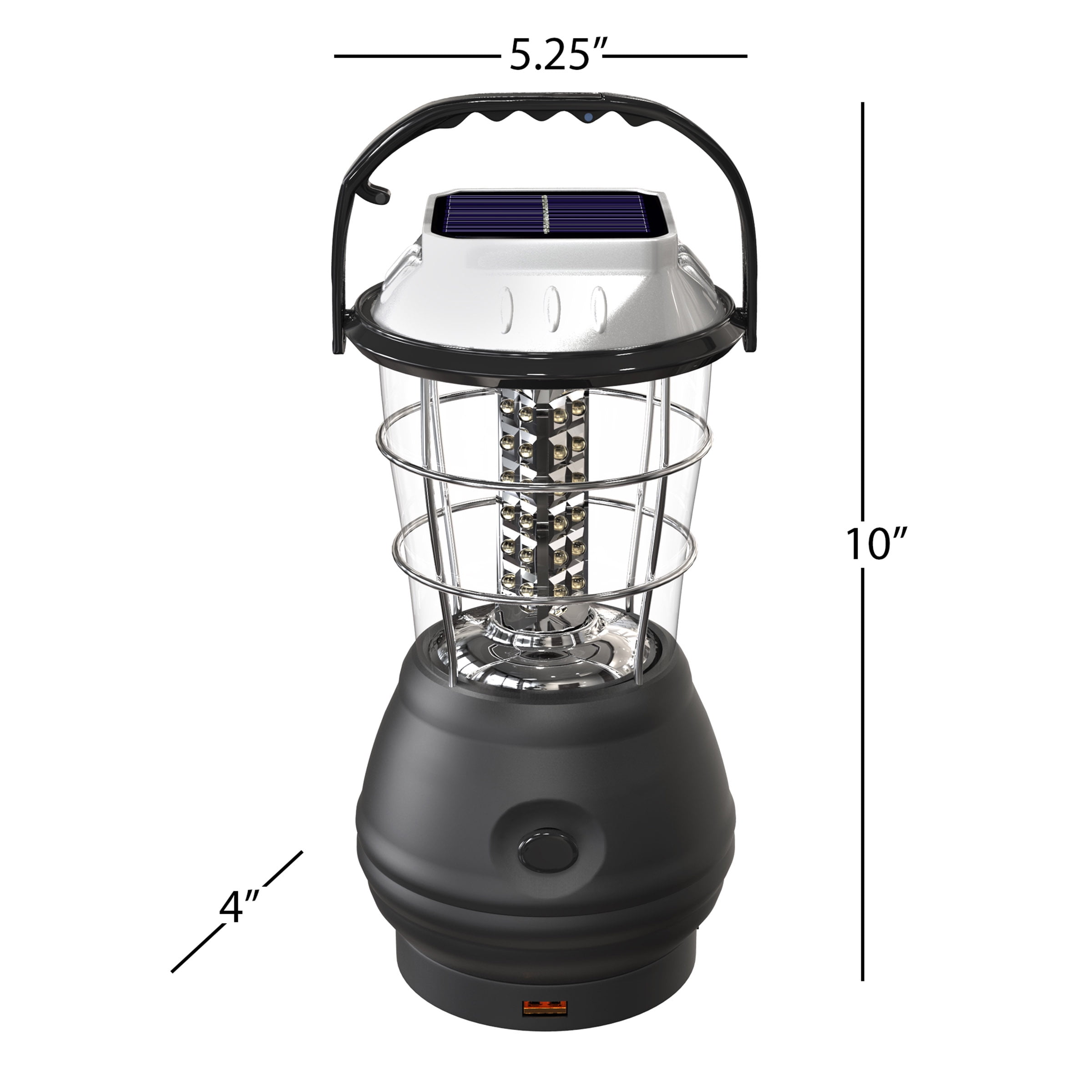 YouLoveIt Solar LED Lantern 36 LED Hand Crank Lantern 5 Way to Charge Hand  Crank Camp Camping Light Emergency Light for Home Power Outages Outdoor