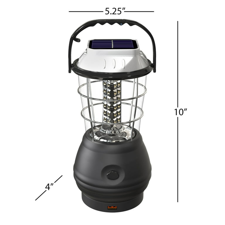 Whetstone Dynamo Hand Crank Solar Lantern - Battery Rechargeable LED Light  - Adjustable, Camping & Reviews