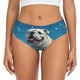 thumbnail image 1 of Fotbe Starry Sky Cloud Bulldog Calzones Estampados para Mujer – Ropa Interior de Algodón, Cómoda, Suave y Elástica-Large, 1 of 6