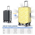 thumbnail image 6 of Balery Luggage Cover Daisies Flowers Print Suitcase Covers for Luggage Elastic Washable Suitcase Protector Fits 18-32 Inch Luggage-X-Large, 6 of 9