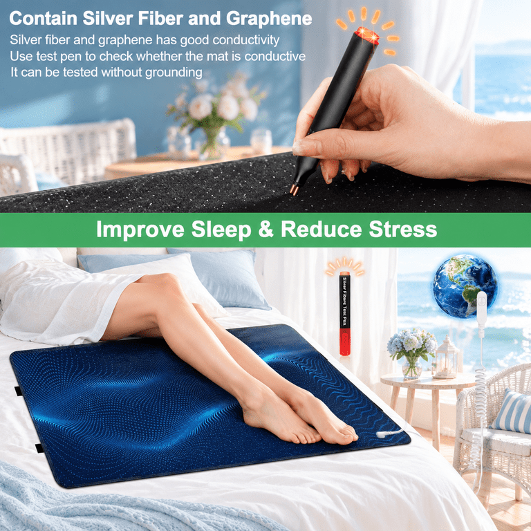 Grounding Mat For Bed Anti-static Earthing Pad King 76