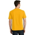 thumbnail image 2 of Port & Co Adult Male Men Plain Short Sleeves T-Shirt Bright Gold Medium, 2 of 6