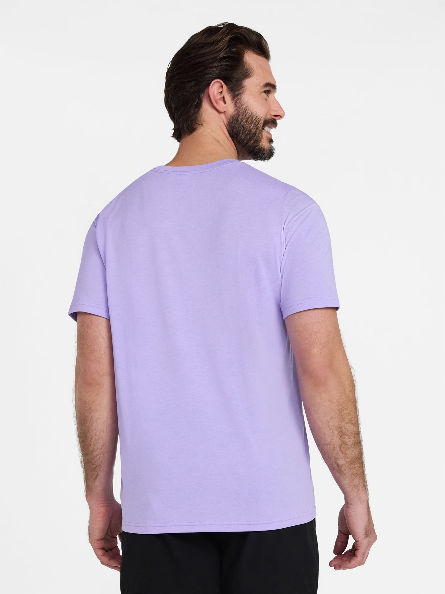 Athletic Works Men's and Big & Tall Tri Blend Tee with Short Sleeves, Sizes XS-4XLT