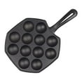 thumbnail image 1 of unbranded 1Ud Sartén De Hierro Fundido Negro Antiadherente Para Cocina Con Mango Ergonométrico, 1 of 8