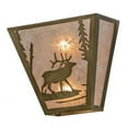 thumbnail image 3 of Meyda Tiffany 154317 Elk 2 Light 12" Tall Wall Sconce - Copper, 3 of 5