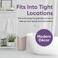 thumbnail image 3 of Superio Small Modern Trash Can with Lid 6 Liter taupe,, 3 of 9