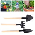 thumbnail image 3 of Lefu 3pcs Spade Shovel Rake Gardening Potting Tool With Scale Potted Flower Planting, 3 of 5