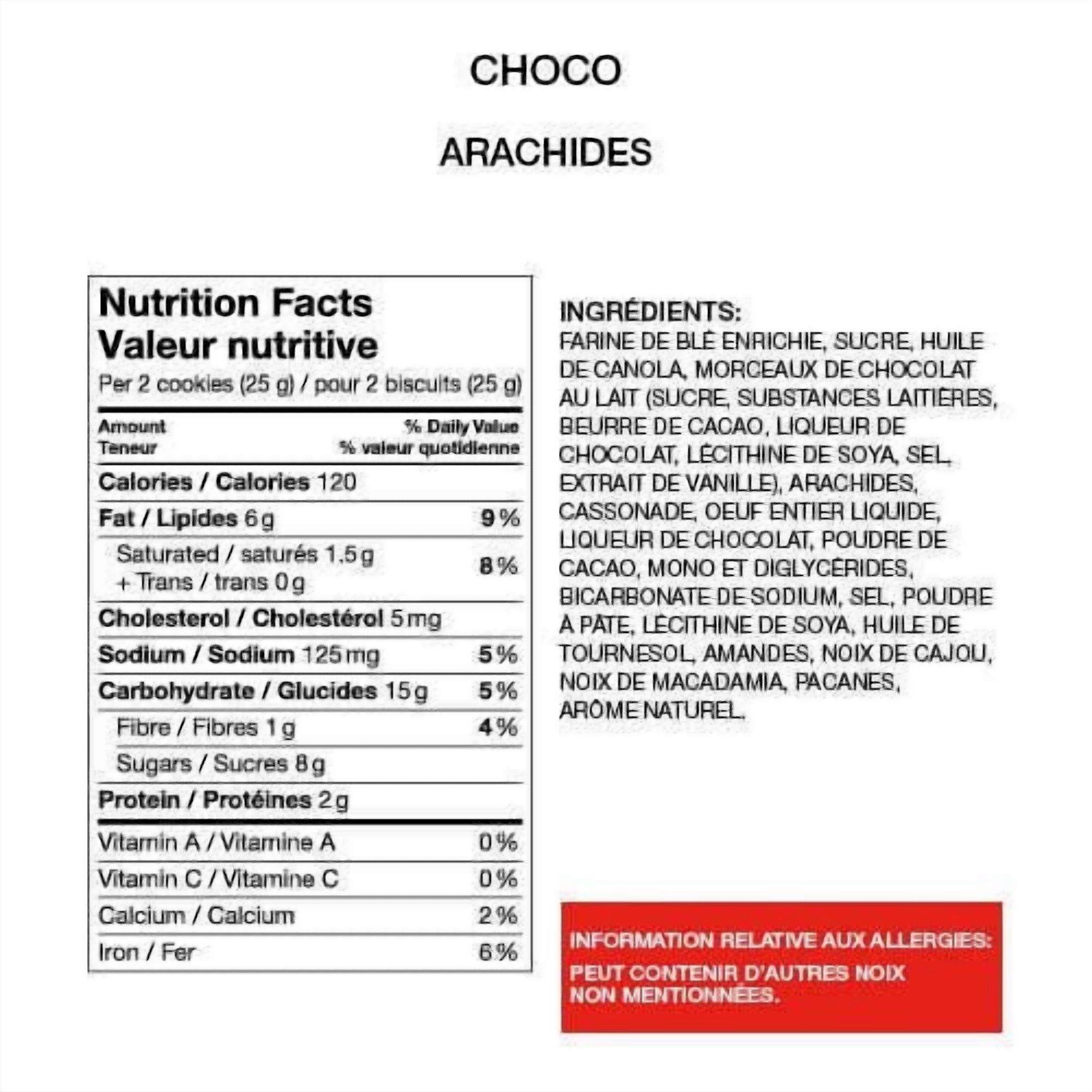 Choco Peanut Cookies with Milk Chocolate Chunk and Crunchy Peanut