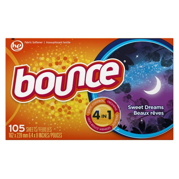 Bounce Sweet Dreams Scent Fabric Softener Sheets