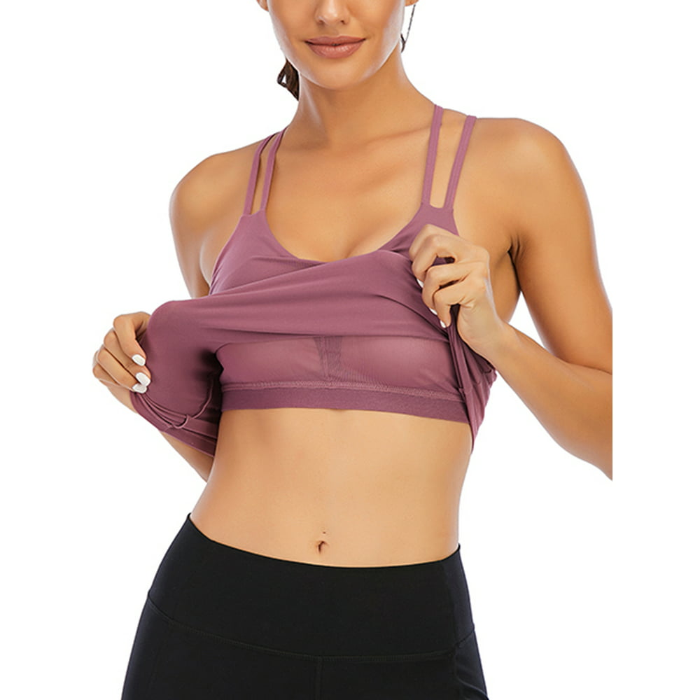 Gym Tops With Built In Bras  International Society of Precision
