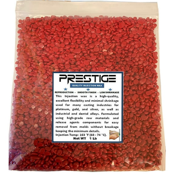 Quality Injection Wax Flexible Red Wax Beads Jewelry Lost Wax Casting 5 Pound