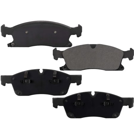 Gridiron Brakes Semi-Metallic Front Brake Pad Set Driver and Passenger Side