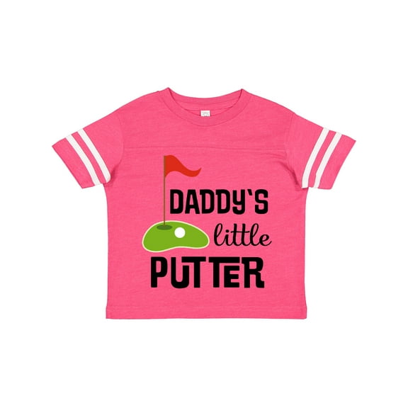 Inktastic Daddy Little Putter Mini Golf Boys or Girls Toddler T-Shirt