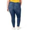 thumbnail image 3 of Levi Strauss Signature Women's and Women's Plus Mid Rise Skinny Jeans, Sizes 2-28, 3 of 4