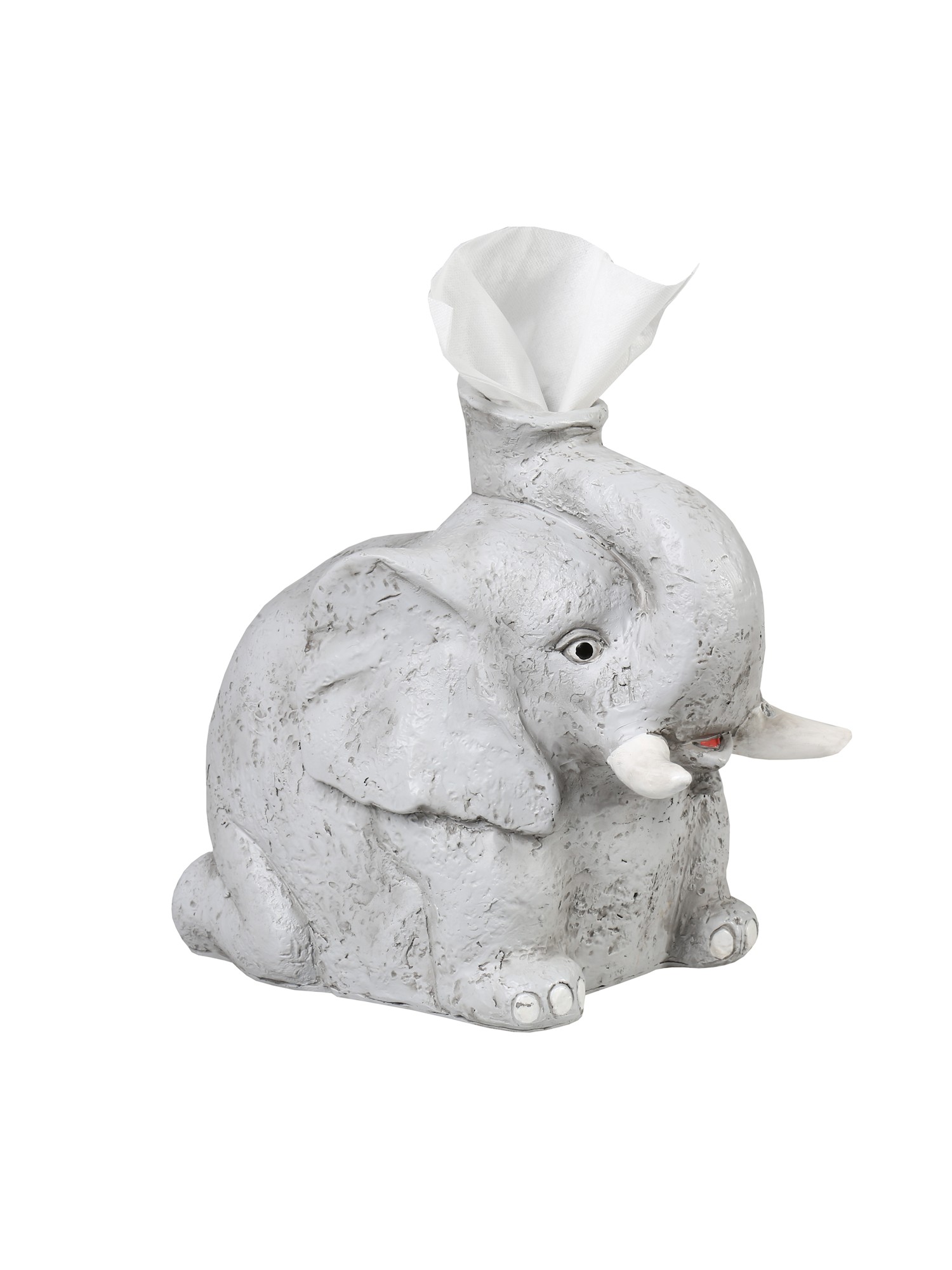 What on Earth Elephant Tissue Box Holder Cover, Fits Square Tissue