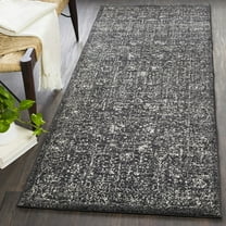 Livabliss Area Rugs for Living Room, 3x7 Harput Traditional Black Runner Rug, Bedroom Dining Room Home Decor Stain Resistant Carpet (2'7" x 7'3" Runner)