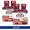 $2 OFF SlimFast Keto Meal Shake To Go, Mocha, 11 fl. oz, 8 Count