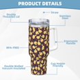 thumbnail image 5 of Bingfone Cute Small Farm Birds for 40 Oz Stainless Steel Travel Mug Double Wall Water Coffee Cup for Home,Office, Outdoor Works Great for Ice Drinks and Hot Beverage, 5 of 8