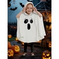 thumbnail image 2 of Hotiary 1-6Y Kids Halloween Ghost Costumes White Cloak + Pant Toddler Boys Girls Cosplay Party Fancy Dress Cloak Costume 2Pcs Halloween Outfits, 2 of 8