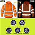 thumbnail image 2 of Sudadera con capucha Wefeyuv de alta visibilidad XXL, 2 of 7