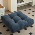 thumbnail image 4 of 1 PCS Fluffy Sherpa Fleece Chair Cushion Soft Round Seat Cushion Chair Pad for Kitchen, Dining Room, Office, Tatami 18"x18"x4.7", 4 of 6