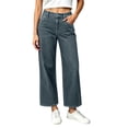 thumbnail image 3 of Womens Pants Zeliretfy Women's Straight Leg Jeans High Waisted Stretchy Jeans Wide Leg Denim Pants with Pockets, 3 of 5