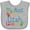 AC-Heather Grey, variant on Inktastic My Aunt in Utah Loves Me Boys or Girls Baby Bib