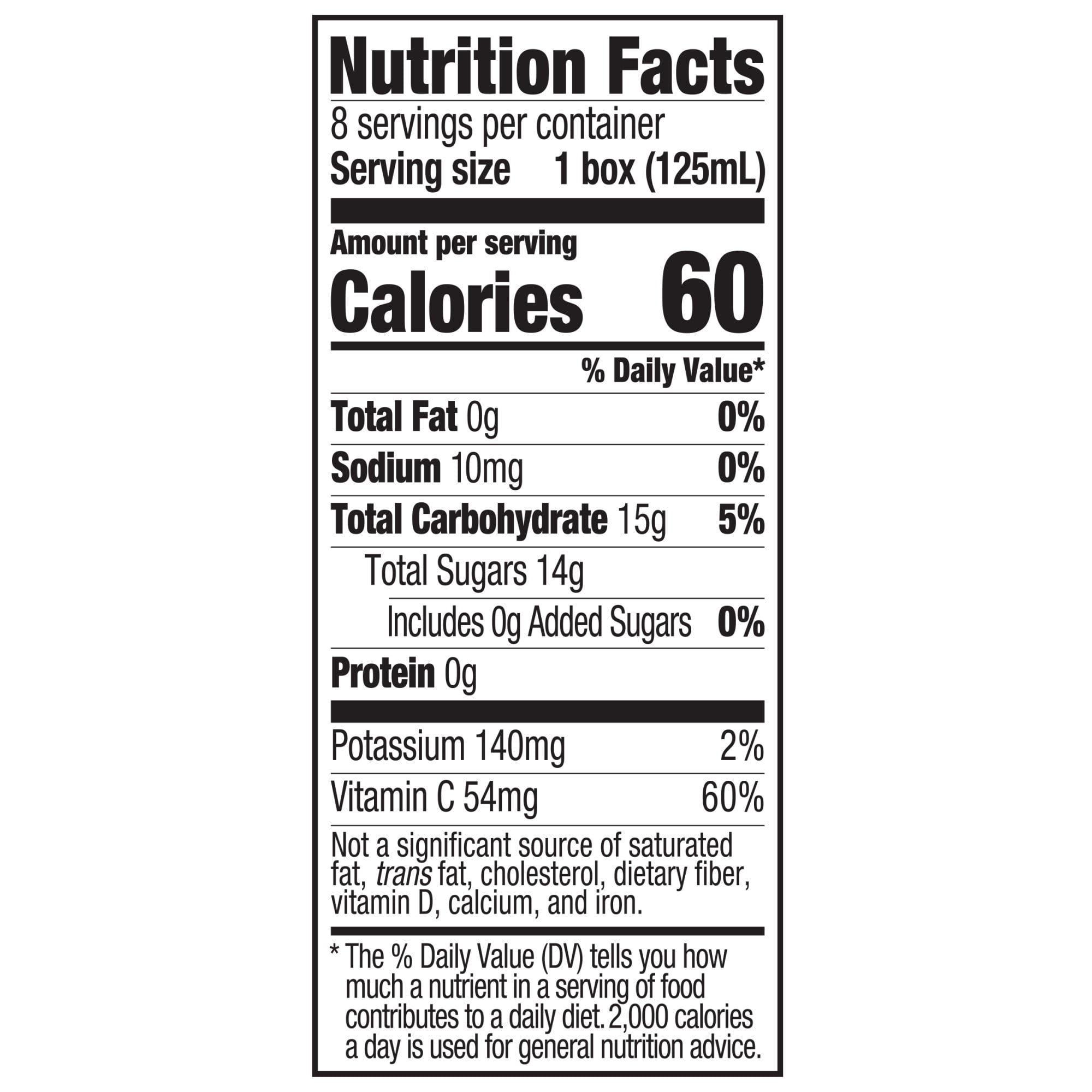 Juicy Juice 100% Juice, Orange Tangerine, 8 Count, 4.23 fl oz Juice Boxes