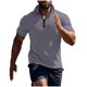 thumbnail image 3 of Ceisia Men's Casual Striped Half Button Round Neck Pullover with Pocket Daily Fashion Top Gift, 3 of 6