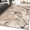 Beige, variant on Luxe Weavers Modern Abstract Marble Swirl Blue 8x10 Area Rug, Indoor Carpet