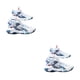 thumbnail image 4 of Minnieouse Hombre Zapatillas De Baloncesto Zapatillas De Deporte Acolchadas Transpirables Entrenamiento Atlético Ligero Al Aire Libre Correr Blanco azul treinta y siete 2piezas, 4 of 4