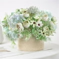 thumbnail image 6 of Artificial Silk Flower Bouquet for Wedding and Valentine's Day, Realistic Fake Flowers for Bridal Decor and Centerpiece, Long Lasting Silk Arrangement for Home and Event(A), 6 of 6