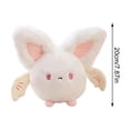 thumbnail image 3 of QLUEWX Halloween Bat Plush Toy, 7.87 Inch Cute Fluffy Stuffed Bat Animal Soft Bat Plushie Doll for Halloween Decor Party Favors Birthday Gifts for Kids Girls Boys Toddlers, White, 3 of 5
