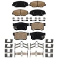thumbnail image 5 of Detroit Axle - 2.4L Brake Pads for 2003-2007 Honda Accord [4-Wheel Disc Brakes] Ceramic Brake Pads w/ Hardware Front and Rear Replacement, 5 of 7