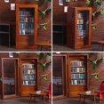 thumbnail image 4 of Handmade Miniature Wooden Bookshelf Figurine Statue bookshelf, 4 of 5