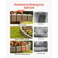 thumbnail image 5 of VEVOR Faux Stone Landscape Edging, 47.2 x 9 in Realistic Lawn Edging, Flexible Brick-Sized Garden Edging Border with Anchoring Spikes, Fade-Resistant Yard Edging for Driveways Walkway Beige, 5 of 7