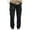 Black, variant on Fashion Cargo Pants for Men Elastic Waist Pants Drawstring Pants Solid Cotton Pant Big and Tall Work Pants Camping Running Pants Khaki,L