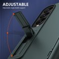 thumbnail image 4 of ELEHOLD for Samsung Galaxy Z Fold 3 Rugged Stand Case with Built-in HD Screen Protector Hinge Protection Foldable Bracket Kickstand Rugged Shockproof Full Body Cover for Galaxy Z Fold 3,Green, 4 of 7
