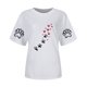 thumbnail image 5 of Tops Y Blusas de las Mujeres Estampadas Cuello Redondo Manga Corta, Poliéster Casual Top para Diario, Fiesta Y Todas las Estaciones, 5 of 9