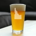 thumbnail image 2 of Bevvee Pint Glass 16 oz State Of Idaho Gifts for Idaho Beer Enthusiasts Beer Glasses, 2 of 4