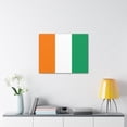 thumbnail image 6 of Côte dIvoire Country Flag Canvas Vibrant Wall Art Unframed Home Decor, 6 of 13