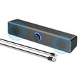 thumbnail image 1 of Bluetooth Computer Speakers with Knob Volume Control and 3.5mm Aux Input,Portable Soundbar Speaker for PC Laptop, 1 of 5