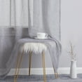 thumbnail image 5 of THD Zoey Faux Linen Textured Semi Sheer Window Rod Pocket Thick Curtains Drapery Panels, 2 Panels, 5 of 7