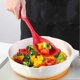 thumbnail image 2 of 2Pcs/Set Large Silicone Cooking Spoon Spatula Kit Non-Stick Slotted Solid Spoon Set Hanging Hole Design Heat-Resistant Spoon Kitchen Utensils, 2 of 5